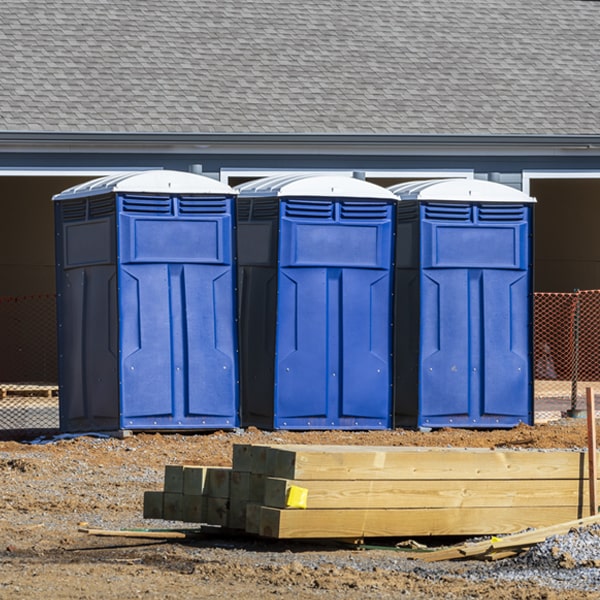 what is the maximum capacity for a single porta potty in Ordway